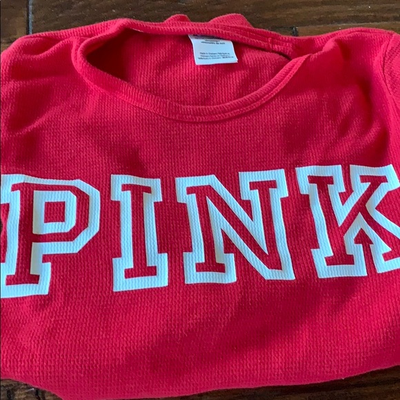 CHRISTMAS PINK Victoria’s Secret Red Pajama Set - Picture 2 of 11